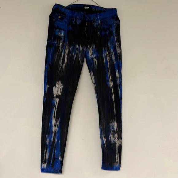 0030~25cm Tie Dye Effect Regular Fit Jeans main image 1